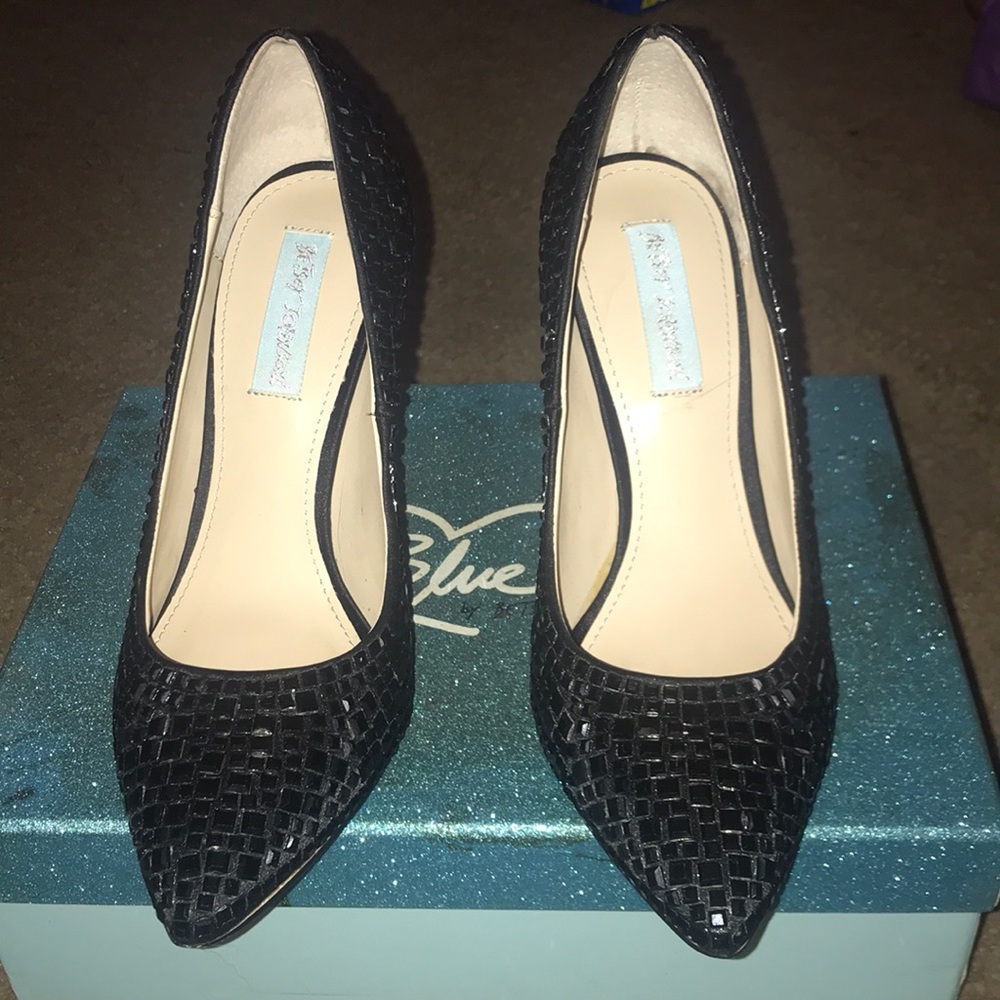 Authentic Blue Betsey Johnson heels